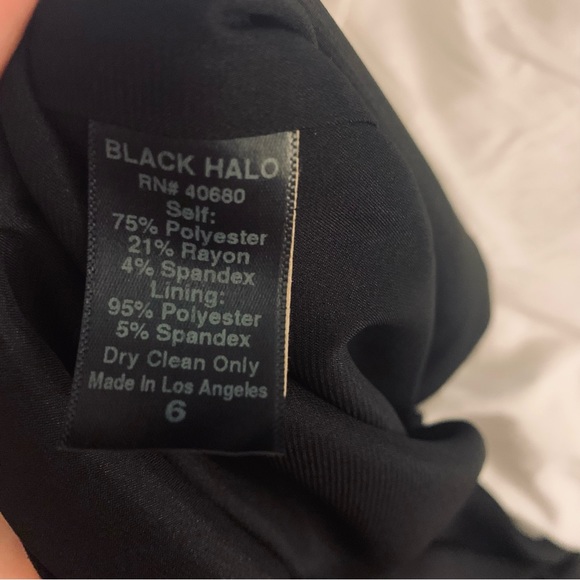 Black Halo Jackie O Sleeveless Sheath Dress Black No belt - Picture 7 of 7